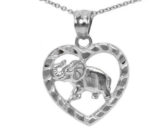 Sterling Silver Elephant Necklace