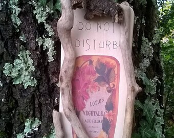 Driftwood door plaque