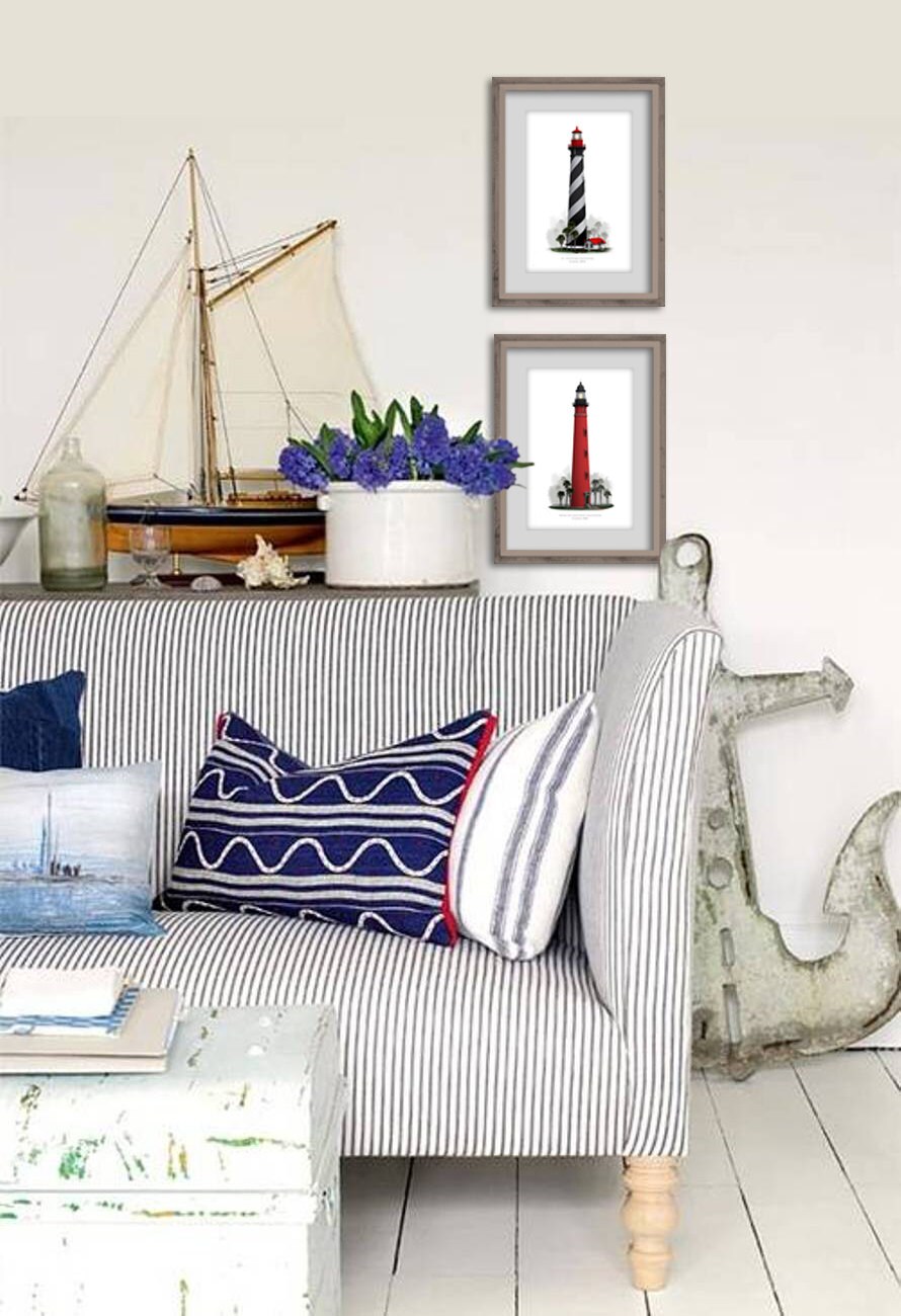 Морской стиль в интерьере
