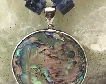 Aboline, Turquoise and Lapis Necklace