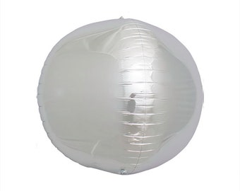 Large Round Silver Balloons, Big Round Balloons, Silver Foil Balloons, Large Silver Balloon, Helium Balloons, Helium Foil Balloon, 17 inch