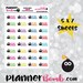 Vinyl Hot Mess Express Removable Vinyl Planner Stickers
