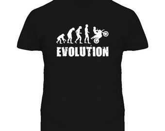 Evolution Of Motorcycle Motorbike Cool T Shirt