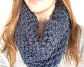 Handmade Knitted Snuggly Chunky Snood Scarf