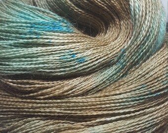 Lanartus Baby Alpaca Lace, hand dyed 100g