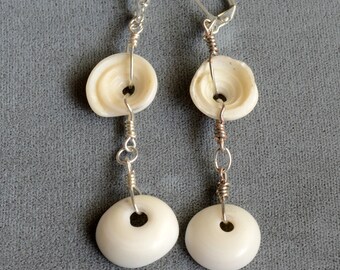 Puka Shell Dangling Earrings