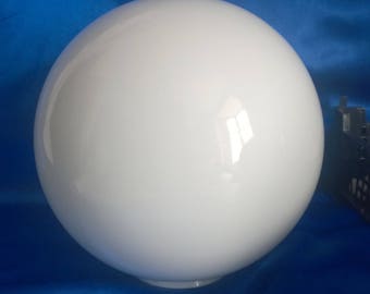 Large White Glass Light Shade