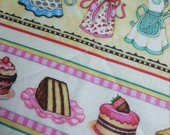 APRONS CAKES CUPCAKES Potholder, Hot Pad