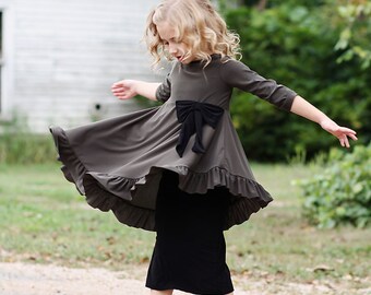 LillyAnnaKids MANDY Girls Ruffle Shirt top LALA