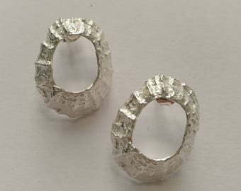 Prussia Cove Sterling Silver Limpet Stud Earrings