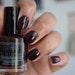 Demonbreun - deep blood red nail polish - Fall 2016 - handmade nontoxic nail polisn
