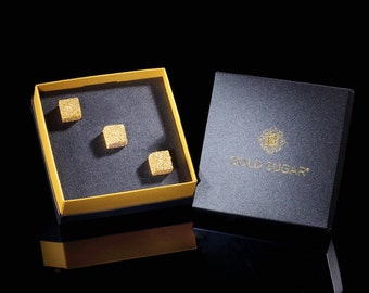 Gold Sugar 3 Würfel im SET