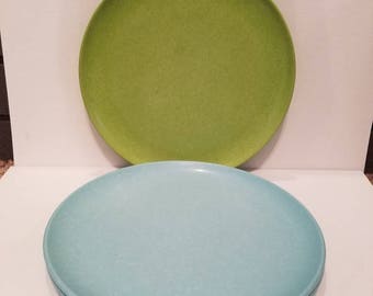 3 Vintage Melmac Dinner Plates