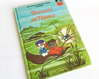 Disney children's book, Bernard et Bianca, Story book, Children's book, Vintage book, Disney classic, Book