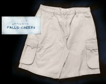 Size 34 shorts men, vintage cotton shorts men -vintage cargo shorts men ,men's cotton shorts, casual short men ,men's beige shorts, # 51
