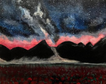 Milky Way Over the Sunset