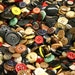 Bulk Buy Buttons of Mixed Colors, Assorted Shapes, Varied Sizes - 50 grams (70-200 buttons)