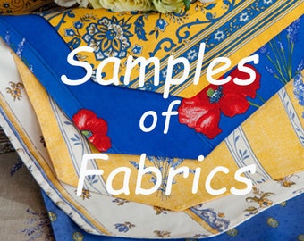 Samples of Provence Coated Fabric -