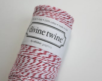 Cherry divine twine - Bakers Twine - Full Spool - 240 yards
