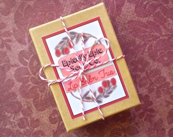 Gift Trio of Epic Lip Balms - Pick 3 Flavors