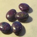 Purple Turquoise 10 x 14 Puffed Oval