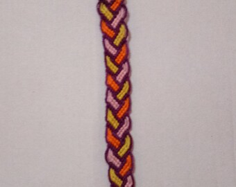 Purple Braided Friendship Bracelet