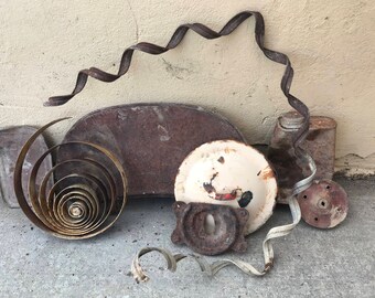 Rusted Metal Found Objects, Desert Treasures, Metal Scraps