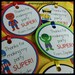 12 Superhero Favor Tags w/ cello Bags, Avengers Favors, Marvel Superhero Favors