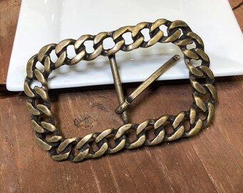Vintage Cuban Link Belt Buckle