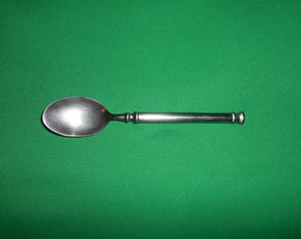 One (1), 6 3/4" Stainless, Teaspoon, from Royal Doulton, in the Deco Pattern.