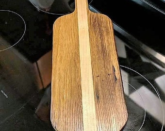 American chestnut and maple bread board