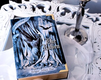 Book Clutch THE RAVEN Edgar Allan Poe (customizable)