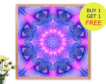 Bedroom Decor Boho Printable Artwork Crystal Grid Meditation Altar New Age Bohemian Decor Reiki Dorm Decor Boho Wall Art Digital Boho Decor