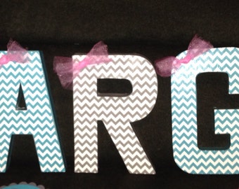 3D chipboard letters