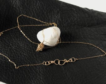 Identity Stone Pendant Necklace