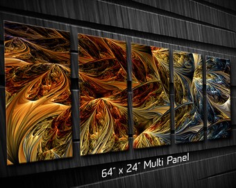 Modern Metal Wall Art Sculpture for Interior and Exterior Liquid Flames