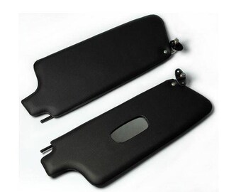 Volkswagen Karmann Ghia Sun Visors Black Leatherette