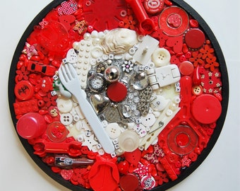 Magpie Mosaics Wheel: Recycled Objects 004