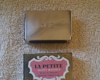 Gorham Sterling Silver Matchbox Case Holder Cover La Petite Safety Matches Made in Sweden