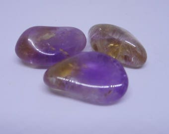 AMETRINE - Tumbled stone (single stone) - crystals and gemstone for healing - reiki and full moon charged