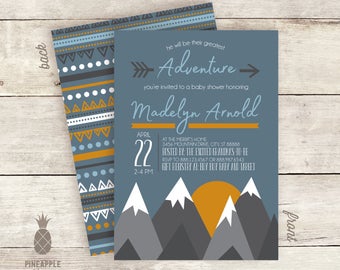 Greatest Adventure Baby Shower Invitations