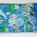 Travel Pillow Case 12 x 16 inch, Whimsical, Nautical Blues pillow case, Sailing, Boats