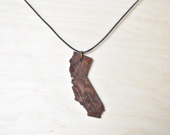 Redwood Burl California Necklace