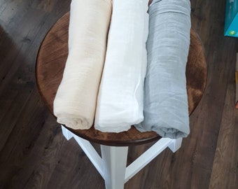 Cotton swaddle blanket muslin double gauze