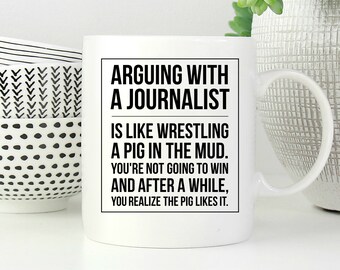Journalist Mug, Journalist Gift, Journalist Coffee Mug, Journalist Gift Ideas, Journalism Mug, Journalism Gift, Journalism Coffee Mug