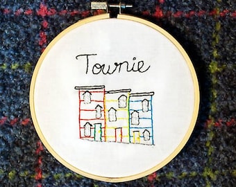 Townie: Newfoundland Sayings - 5 inch embroidery hoop
