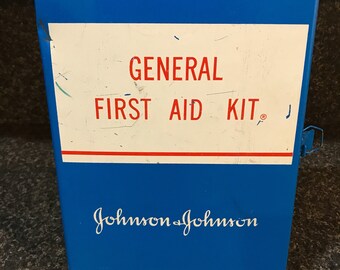 Vintage Johnson & Johnson First Aid Kit