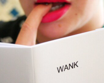 Wank - an illustrated book of female masturbation MATURE - feminist zine, lesbian wedding gift, erotic zine, lesbian zine, riot grrrl zine
