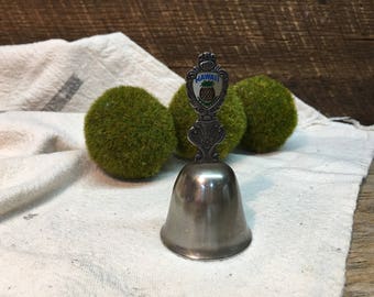 Vintage Hawaii Souvenir Bell/Made in Japan/Silver