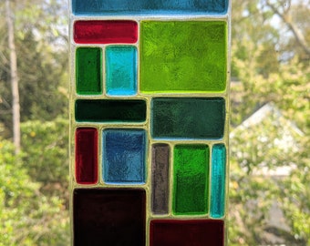 Fused glass suncatchers